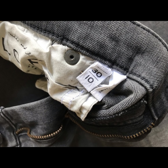 LOFT performance denim legging, sz 30 dark grey - Picture 5 of 5